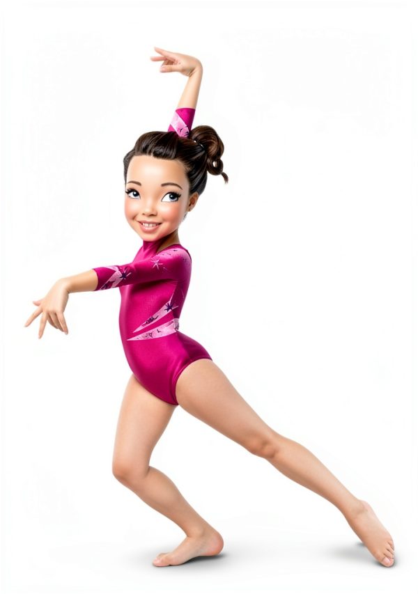 Jake Maddox Girl Sports Stories Gymnastics Book for Kids-0