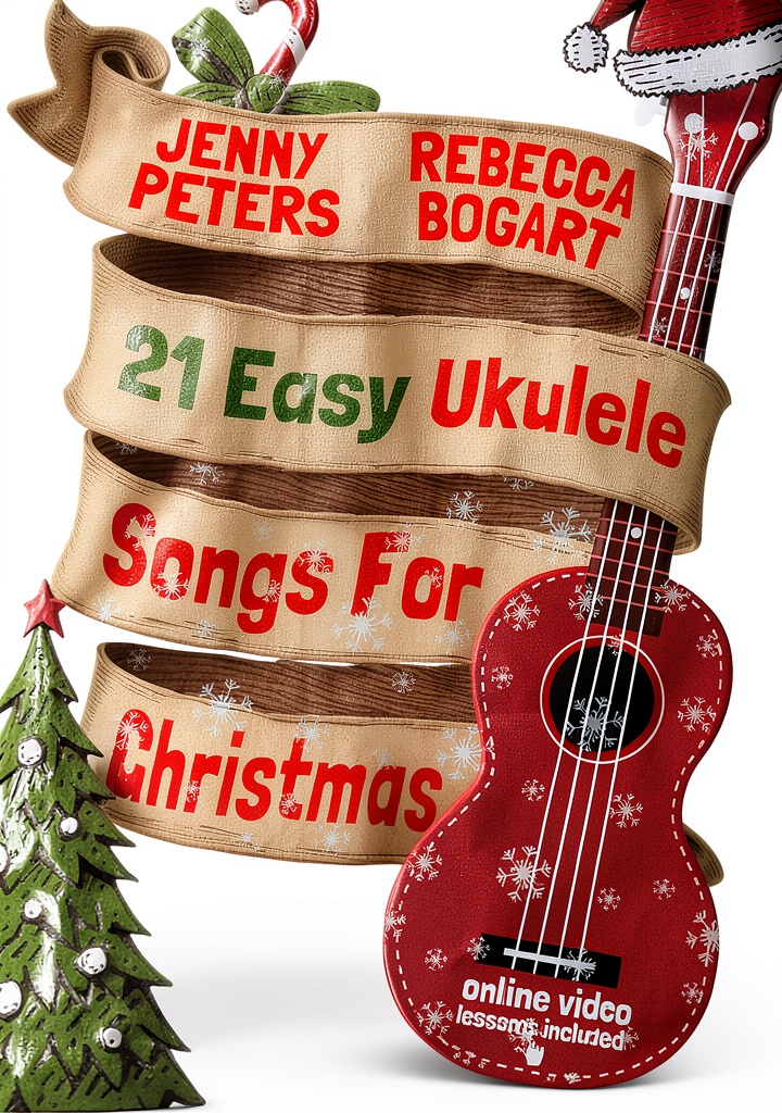 Beginning Ukulele Songs Kindle book open on a tablet